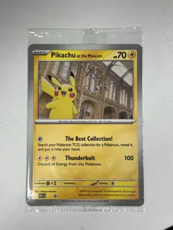 4X Brand New Sealed - Pokemon TCG Pikachu At The Museum Promo Card - Image 4