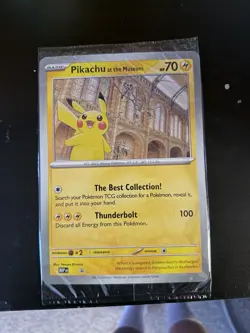 Brand New Sealed - Pokemon TCG Pikachu At The Museum Promo Card - Image 1