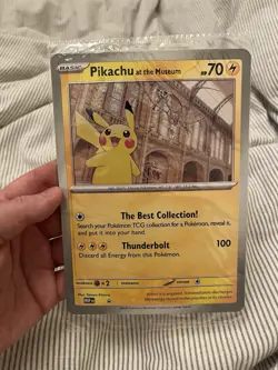 Brand New Sealed - Pokemon TCG Pikachu At The Museum Promo Card - Image 1