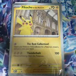 Brand New Sealed - Pokemon TCG Pikachu At The Museum Promo Card - Image 1
