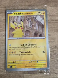 Brand New Sealed - Pokemon TCG Pikachu At The Museum Promo Card - Image 1
