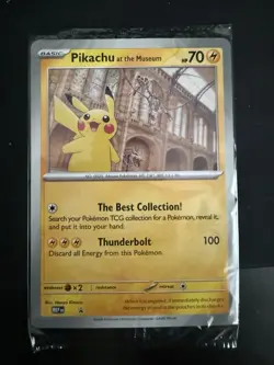 Brand New Sealed - Pokemon TCG Pikachu At The Museum Promo Card - Image 4