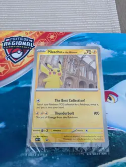 Brand New Sealed - Pokemon TCG Pikachu At The Museum Promo Card - Image 1