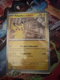 Brand New Sealed - Pokemon TCG Pikachu At The Museum Promo Card - Image 1