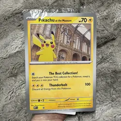 Brand New Sealed - Pokemon TCG Pikachu At The Museum Promo Card - Image 1