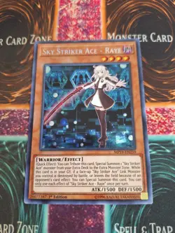 Yu-Gi-Oh! Sky Striker Ace - Raye MP19-EN259 Prismatic Secret 1st Edition NM - Image 1