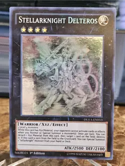 Stellarknight Delteros DUEA-EN053 Duelist Alliance 1st Edition Ghost Rare NM - Image 1