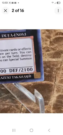 Stellarknight Delteros DUEA-EN053 Duelist Alliance 1st Edition Ghost Rare NM - Image 3