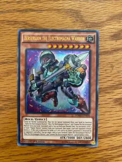 Yugioh: Berserkion the Electromagna Warrior Ultra/ Near Mint/1st Ed SDMY-EN004 - Image 1