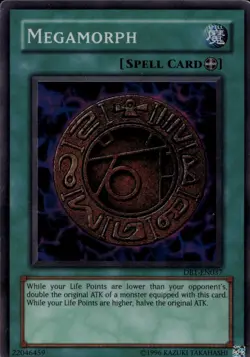 Megamorph Unl Ed Super Rare DB1-EN037 Yu-Gi-Oh! - Image 1