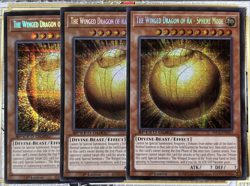 YuGiOh Winged Dragon of Ra - Sphere Mode - SBC2-END03 PLAYSET 3x - SECRET RARE - Image 1