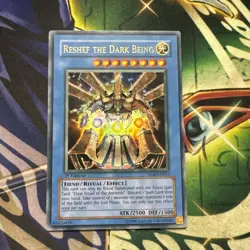Yugioh! Reshef the Dark Being TLM-EN033 Ultra Rare 1st Edition NM - Image 1