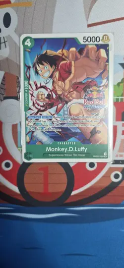One Piece TCG - Monkey.D.Luffy PRB02-005 Red Bull Double DON!! - Promo - Image 1