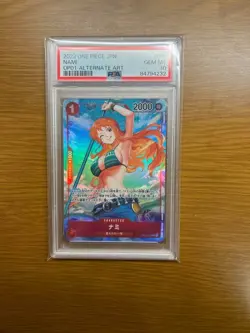 One Piece Card Game TCG OP01-016 Nami PSA10 Eichiro Oda Anime Manga TCG - Image 1
