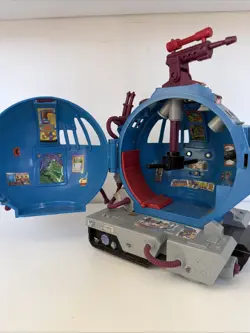 1993 Playmates Teenage Mutant Ninja Turtles Technodrome Scout Vehicle Incomplete - Image 5