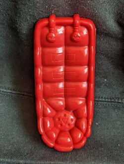 Teenage Mutant Ninja Turtles TMNT (Vintage 1990) Technodrome RED BED Part - Image 1