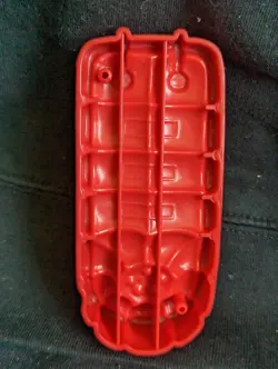 Teenage Mutant Ninja Turtles TMNT (Vintage 1990) Technodrome RED BED Part - Image 2