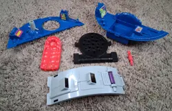TMNT Technodrome Parts Lot 1990 Vintage Teenage Mutant Ninja Turtles - Image 1