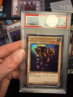 Yu-Gi-Oh! Gazelle the King of Mythical Beasts LCYW-EN011 1st Ed 2012 PSA 6 - Image 1