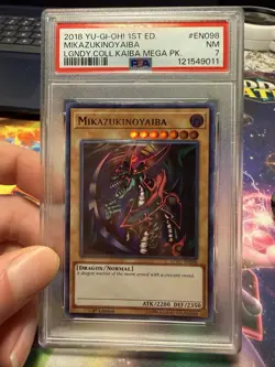 Yu-Gi-Oh! Mikazukinoyaiba LCKC-EN098 Legendary Collection Kaiba 1st Ed PSA 7 - Image 1