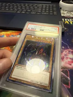 Yu-Gi-Oh! Mikazukinoyaiba LCKC-EN098 Legendary Collection Kaiba 1st Ed PSA 7 - Image 2