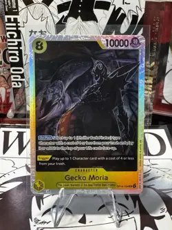 Bandai One Piece Card Game Gecko Moria - OP14-104 Super Rare Foil - Image 1
