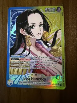 One Piece Boa Hancock OP14-041 Alt Art Leader Card - The Azure Sea's Seven - Image 1