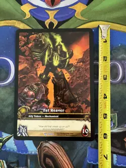 World Of Warcraft TCG Token 4 Fel Reaver (Oversized) - Image 1