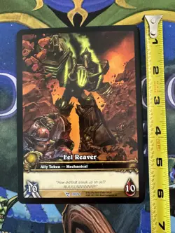 World Of Warcraft TCG Token 4 Fel Reaver (Oversized) - Image 2