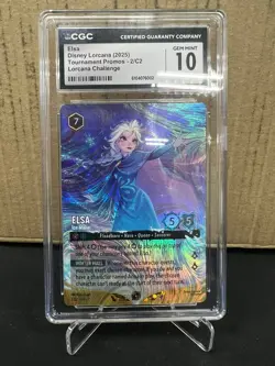 Disney Lorcana Challenge FOIL TOP 32 Promo Elsa - Ice Maker 2/C2 Graded 10 - Image 5