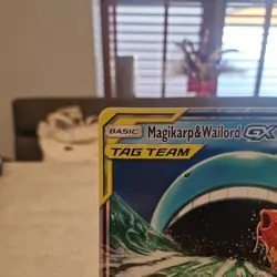 Pokemon 2019 Magikarp and Wailord GX Tag Team Jumbo Promo Card SM166 - Image 2