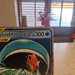 Pokemon 2019 Magikarp and Wailord GX Tag Team Jumbo Promo Card SM166 - Image 3