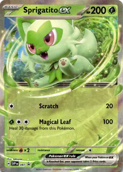 Sprigatito ex Promo SV: Scarlet & Violet Promo Cards 087 NM - Image 1