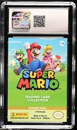 2022 Panini Super Mario #149 YOSHI Golden Card CGC 9 Mint POP 1 - Image 2