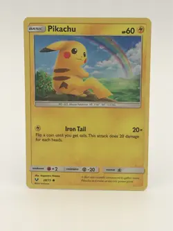 Pokemon Card- Pikachu 28/73- Cosmos Holo- Shining Legends- NM Condition - Image 1