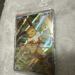 Eevee 173 Sv: Scarlet & Violet Promo Cards Holo With Cardholders In Package - Image 1