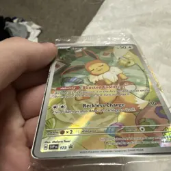 Eevee 173 Sv: Scarlet & Violet Promo Cards Holo With Cardholders In Package - Image 4