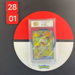 Meowth ex SR M3-100/080 Pokemon Card Japanese Grade10 - Image 1