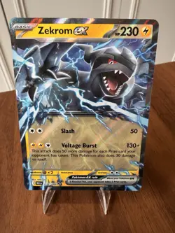 Zekrom ex 034/086 SV: Black Bolt Promo Pokemon Card - Image 1