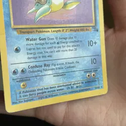 1999 Lapras Pokemon Fossil Non-Holo #25/62 Card *MP* - Image 3