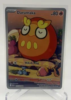 Darumaka 097/086 Illustration Rare Pokemon Card Black Bolt IR NM - Image 1