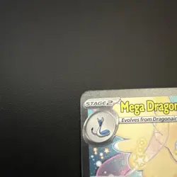 Mega Dragonite EX Secret Rare ASC 290/217 Full Art Holo Pokemon Card 370 HP - Image 4