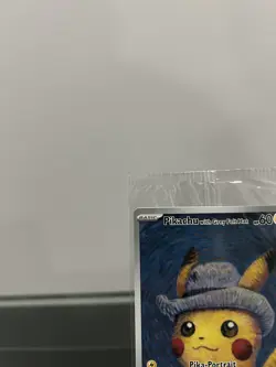 Pikachu with Grey Felt Hat VAN GOGH Sealed Promo Card - Image 3