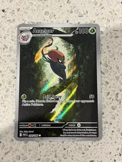 Pokemon TCG simisage, accelgor and tympole 3 card bundle - Image 3