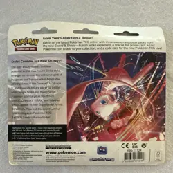 Sealed - Pokemon Fusion Strike Booster Pack Set with Eevee Promo Card & Coin - Image 2