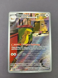 Gumshoos 153/132 Me01: Mega Evolution Holo Pokemon TCG Card A - Image 1