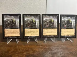 Magic the Gathering Dark Ritual Card Urza's Saga X4 above Lp close to Nm - Image 1