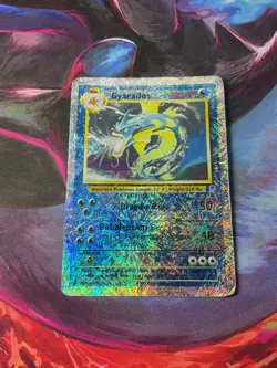 Pokemon Gyarados TCG Reverse Holo Rare Card 12/110 Legendary Collection HP - Image 1