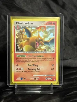 Charizard LV. 60 Arceus Cracked Ice Holo 1/99 Pokemon TCG 2009 Card MP - Image 1