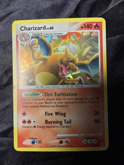 Charizard LV. 60 Arceus Cracked Ice Holo 1/99 Pokemon TCG 2009 Card MP - Image 4